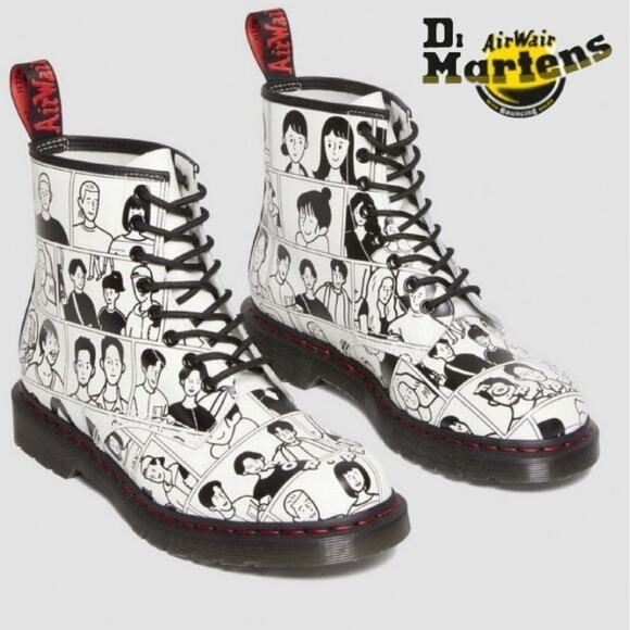 Dr. Martens 1460 Fuyuki Kanai Pride Boots Women’s Size 7 – Limited Edition - Picture 1 of 9